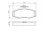 Brake Pad Set, disc brake BP728 Bosch, Thumbnail 7