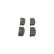 Brake Pad Set, disc brake BP733 Bosch, Thumbnail 2