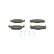 Brake Pad Set, disc brake BP736 Bosch