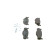 Brake Pad Set, disc brake BP736 Bosch, Thumbnail 2