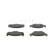 Brake Pad Set, disc brake BP736 Bosch, Thumbnail 3