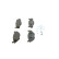 Brake Pad Set, disc brake BP736 Bosch, Thumbnail 4