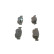 Brake Pad Set, disc brake BP741 Bosch, Thumbnail 2