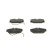 Brake Pad Set, disc brake BP745 Bosch