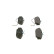 Brake Pad Set, disc brake BP745 Bosch, Thumbnail 2