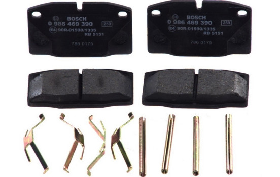 Brake Pad Set, disc brake BP747 Bosch