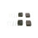 Brake Pad Set, disc brake BP747 Bosch, Thumbnail 3