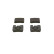 Brake Pad Set, disc brake BP764 Bosch