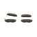 Brake Pad Set, disc brake BP776 Bosch