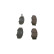 Brake Pad Set, disc brake BP776 Bosch, Thumbnail 2