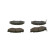 Brake Pad Set, disc brake BP776 Bosch, Thumbnail 3