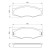 Brake Pad Set, disc brake BP776 Bosch, Thumbnail 6