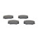 Brake Pad Set, disc brake BP782 Bosch, Thumbnail 5