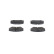 Brake Pad Set, disc brake BP782 Bosch, Thumbnail 4