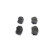 Brake Pad Set, disc brake BP782 Bosch, Thumbnail 5