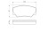 Brake Pad Set, disc brake BP782 Bosch, Thumbnail 6