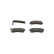 Brake Pad Set, disc brake BP797 Bosch