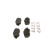 Brake Pad Set, disc brake BP927 Bosch, Thumbnail 4