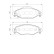 Brake Pad Set, disc brake BP929 Bosch, Thumbnail 6