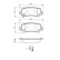 Brake Pad Set, disc brake BP931 Bosch, Thumbnail 6