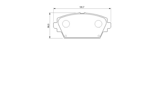 Brake Pad Set, disc brake BP932 Bosch, Image 6