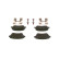 BRAKE PAD SET, DISC BRAKE BP936 Bosch, Thumbnail 3