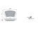 Brake Pad Set, disc brake BP937 Bosch, Thumbnail 5