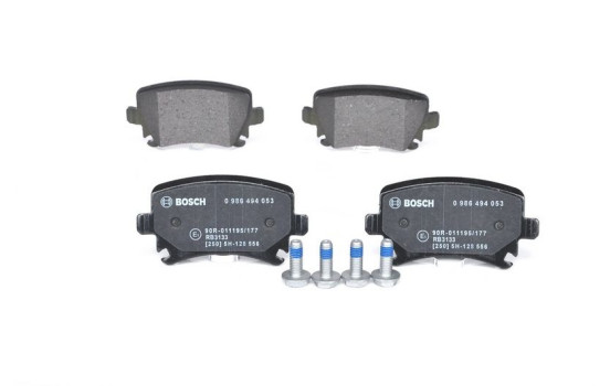 Brake Pad Set, disc brake BP937 Bosch, Image 2