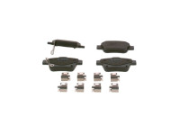 Brake Pad Set, disc brake BP939 Bosch