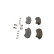 Brake Pad Set, disc brake BP942 Bosch, Thumbnail 2