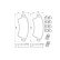 Brake Pad Set, disc brake BP942 Bosch, Thumbnail 5