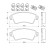 Brake Pad Set, disc brake BP942 Bosch, Thumbnail 6