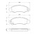 Brake Pad Set, disc brake BP943 Bosch, Thumbnail 8