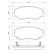 Brake Pad Set, disc brake BP947 Bosch, Thumbnail 8