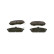 Brake Pad Set, disc brake BP948 Bosch