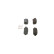 Brake Pad Set, disc brake BP952 Bosch, Thumbnail 2