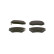 Brake Pad Set, disc brake BP953 Bosch