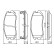 Brake Pad Set, disc brake BP953 Bosch, Thumbnail 5