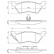 Brake Pad Set, disc brake BP954 Bosch, Thumbnail 6