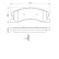 Brake Pad Set, disc brake BP961 Bosch, Thumbnail 6