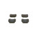 Brake Pad Set, disc brake BP965 Bosch