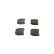 Brake Pad Set, disc brake BP965 Bosch, Thumbnail 2