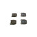 Brake Pad Set, disc brake BP965 Bosch, Thumbnail 4
