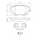 Brake Pad Set, disc brake BP967 Bosch, Thumbnail 6