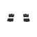 Brake Pad Set, disc brake BP968 Bosch, Thumbnail 2