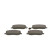 Brake Pad Set, disc brake BP978 Bosch, Thumbnail 5