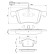 Brake Pad Set, disc brake BP981 Bosch, Thumbnail 6