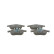 Brake Pad Set, disc brake BP983 Bosch, Thumbnail 6