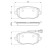 Brake Pad Set, disc brake BP985 Bosch, Thumbnail 6