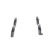 Brake Pad Set, disc brake BP989 Bosch, Thumbnail 5